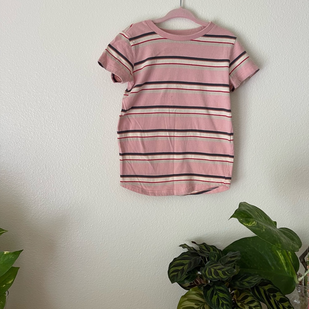 Pink striped Tee